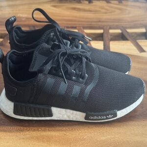 Adidas Triple Black Mesh Sneakers